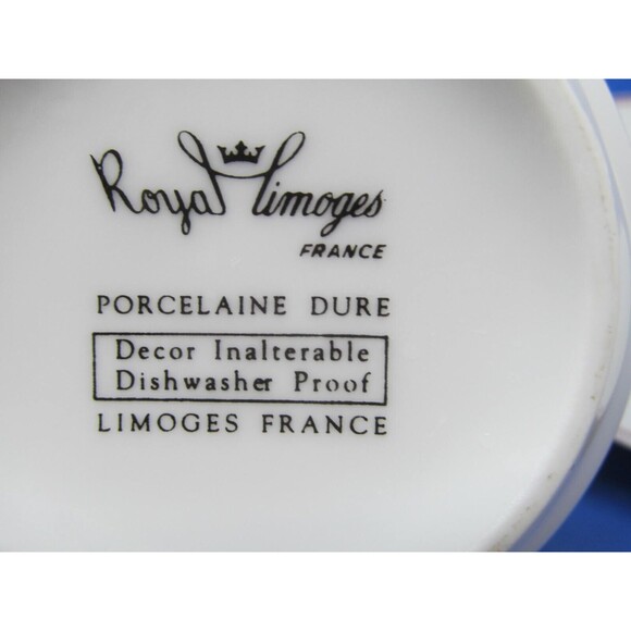 Royal Limoges Porcelaine Dure France Cup  Saucer Sets Bundle of 2 - Picture 8 of 16